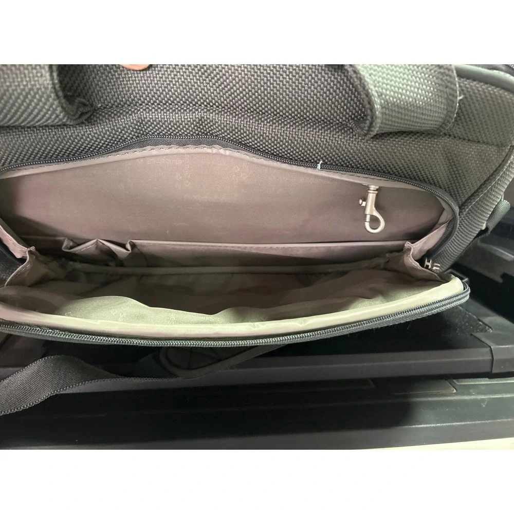 Samsonite Green Ballistic Nylon Travel Carry-On Bag Multi-Pocket Utility Duffle